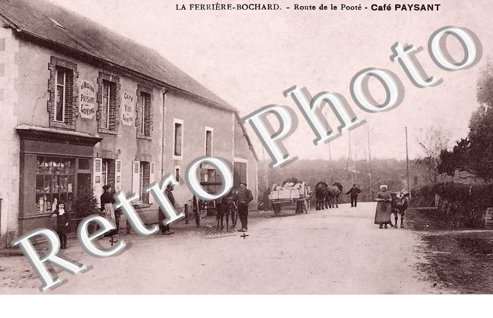 route de la Pooté. Café Paysant.