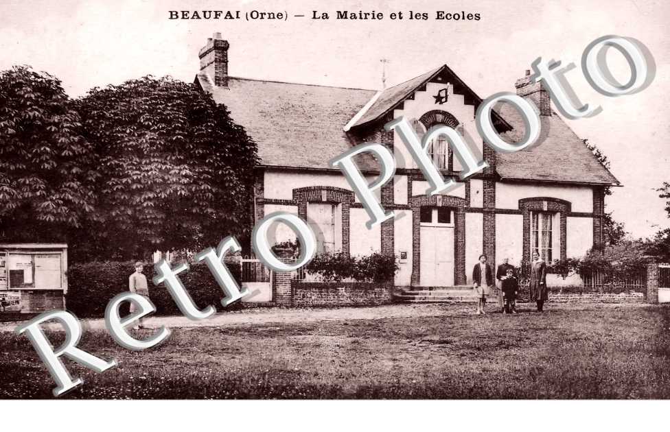 la mairie et les écoles