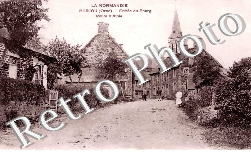 entrée du bourg. Route d&#039;Athis.