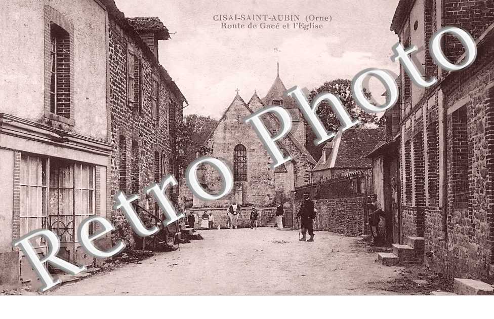 route de Gacé et l&#039;église