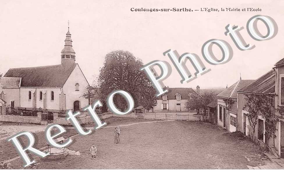 l&#039;église, la mairie et l&#039;école