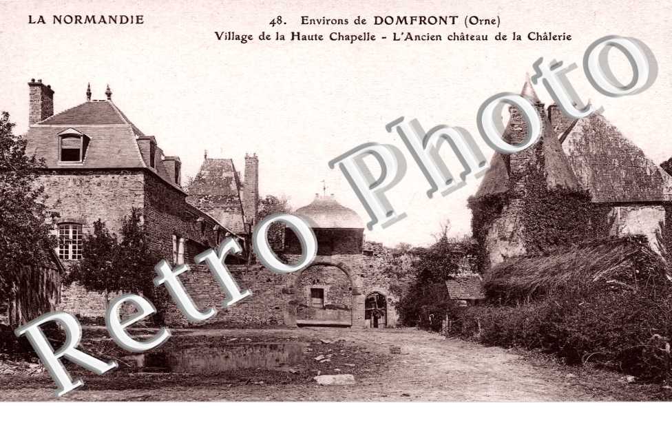 L&#039;ancien château de la Châlerie.