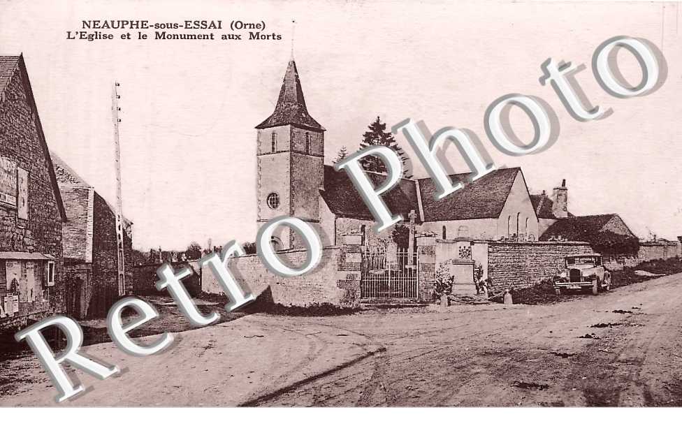l&#039;église et le monument aux morts