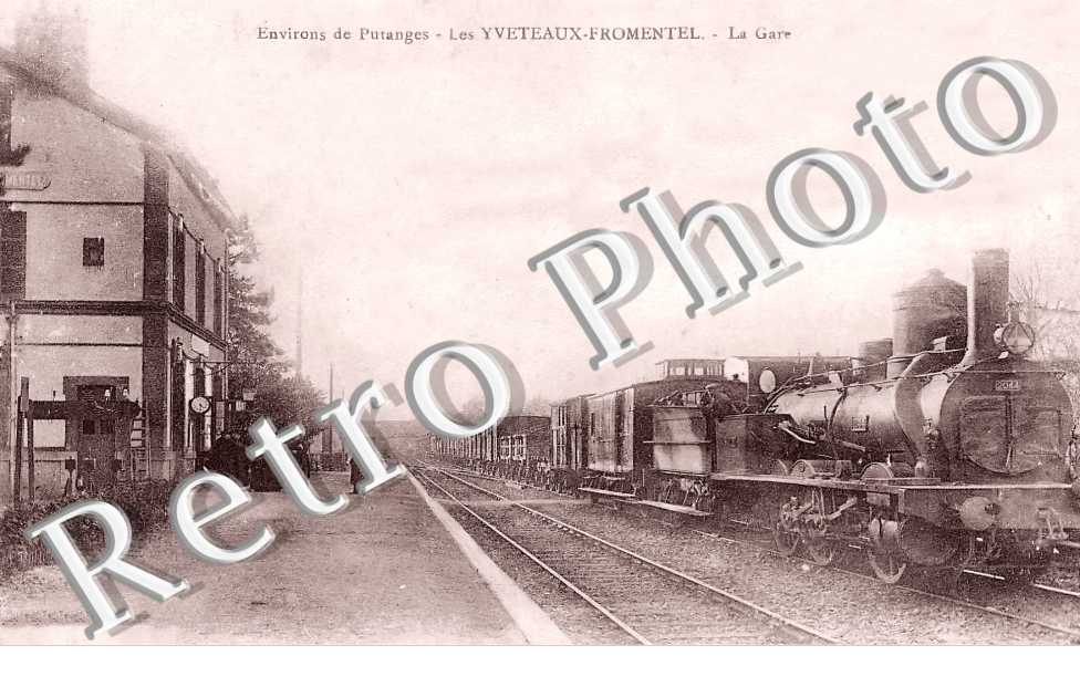 Les Yveteaux-Fromentel. la gare.