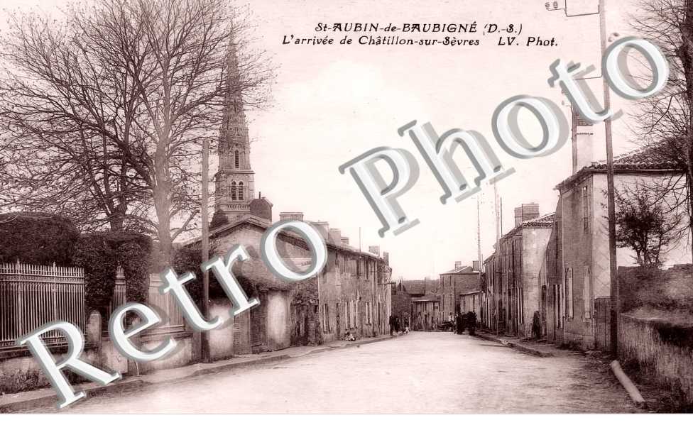 l&#039;arrivée de Châtillon-sur-Sèvres
