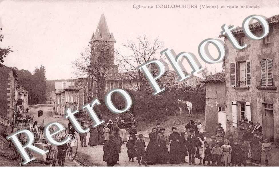 église et route nationale