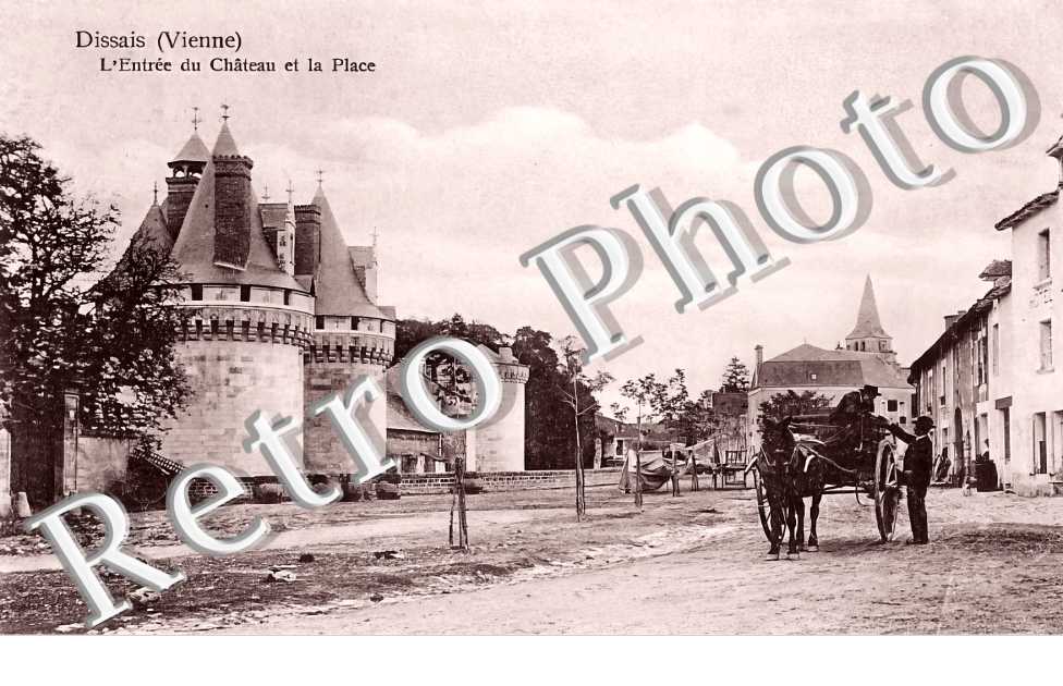 l'entrée du château