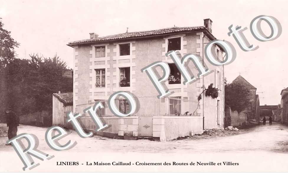la Maison Caillaud. Croisement des routes de Neuville et Villiers.