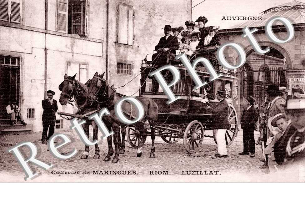 courrier de Maringues - Riom - Luzillat