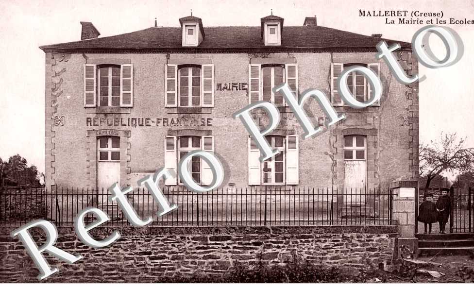 la mairie et les écoles