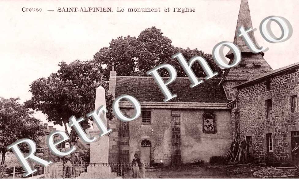 le monument et l'église