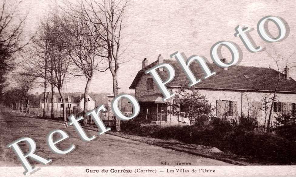 Gare de Corrèze.Les villas de l&#039;Usine.