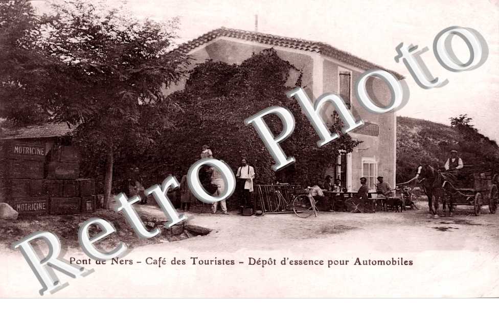 Pont de Ners. Café des Touristes. Dépôt d&#039;essence pour automobiles