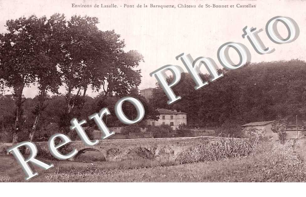 Pont de la Baraquette, château