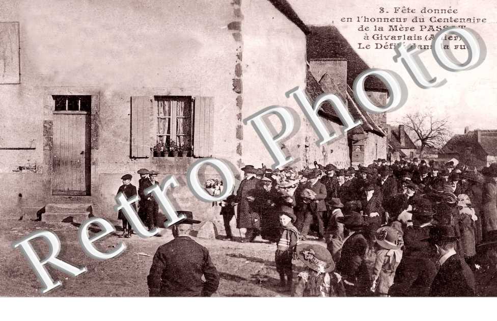 Fête donnée en l&#039;honeur du Centenaire de la Mère Passat