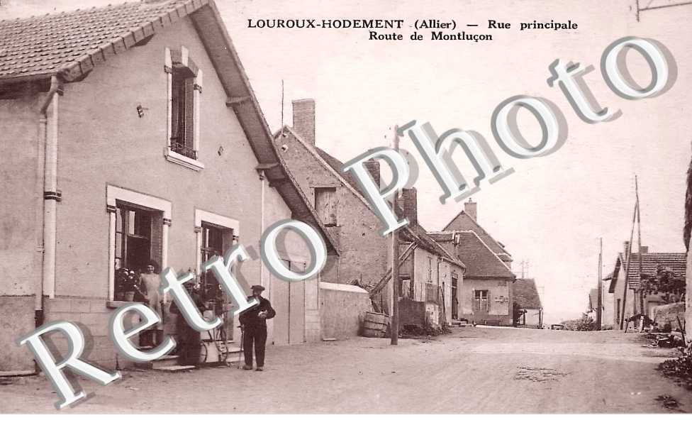 rue principale. Route de Montluçon