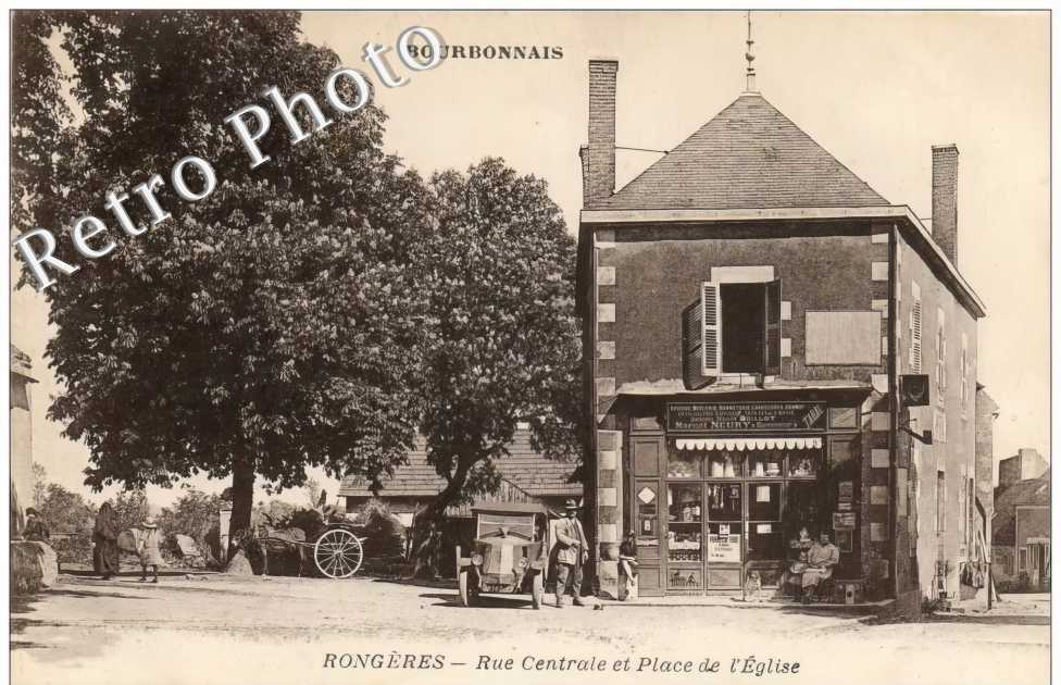 rue centrale et place de l&#039;église