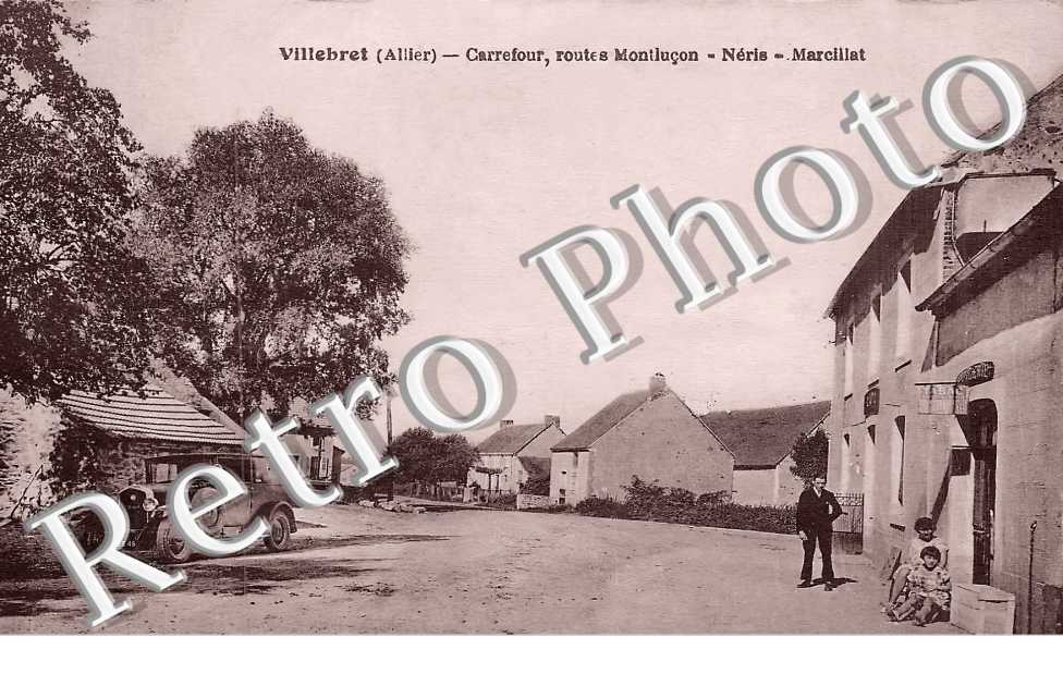 Carrefour, Routes Montluçon - Néris - Marcillat