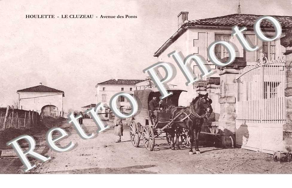 Le Cluzeau. Avenue des Ponts.