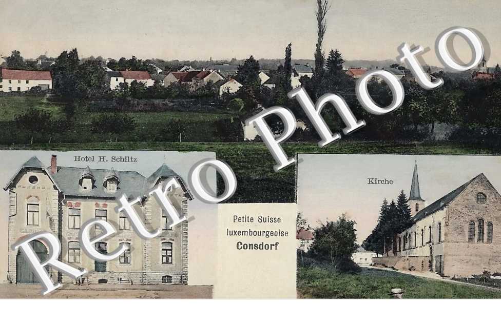 Hôtel H. Schiltz. Kirche.
