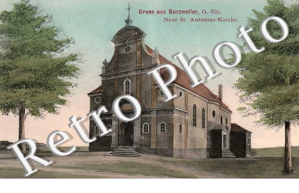 BOURTZWILLER Burzweiler  Neue St Antonius-Kirche