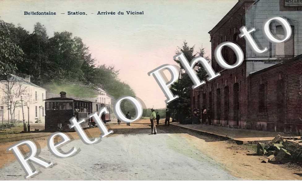 Station. Arrivée du Vicinal