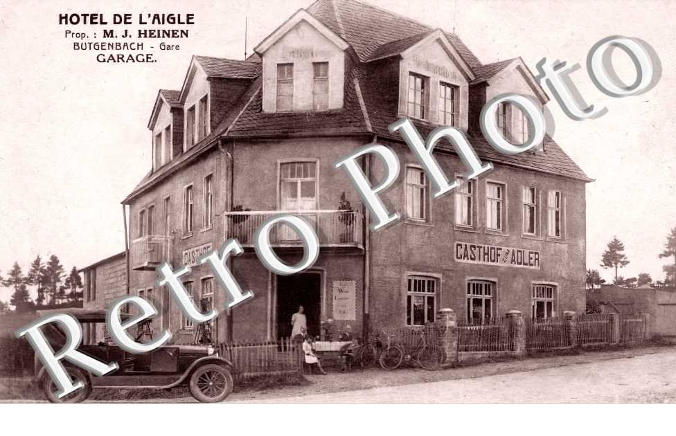 Hotel de l&#039;Aigle. Propr. M.J. Heinen. Gasthof zum Adler