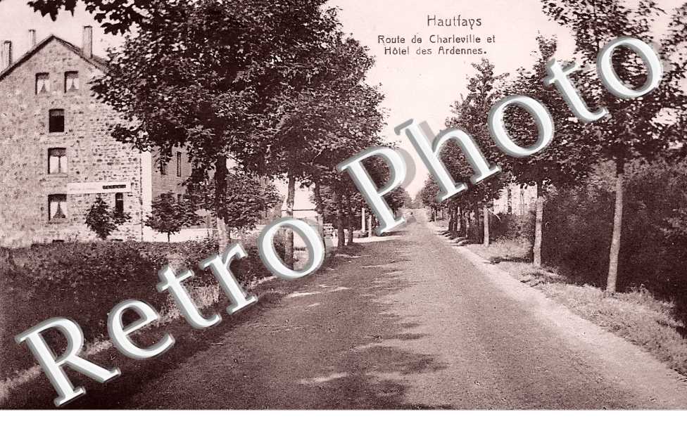 Route de Charleville et Hôtel des Ardennes