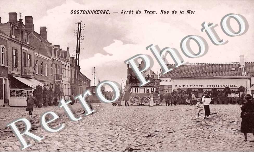 arrêt du Tram, rue de la Mer