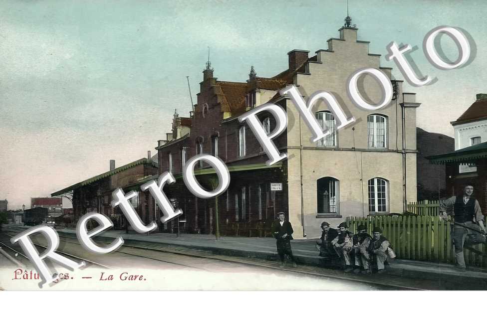 Paturages. La gare