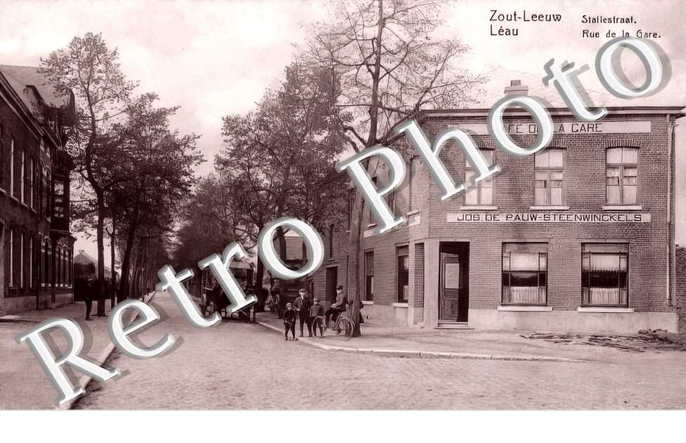 Léau. Rue de la gare