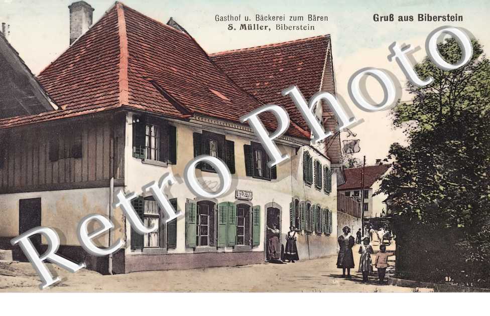 gasthof u. Bäckerei zum Bären. S. Müller