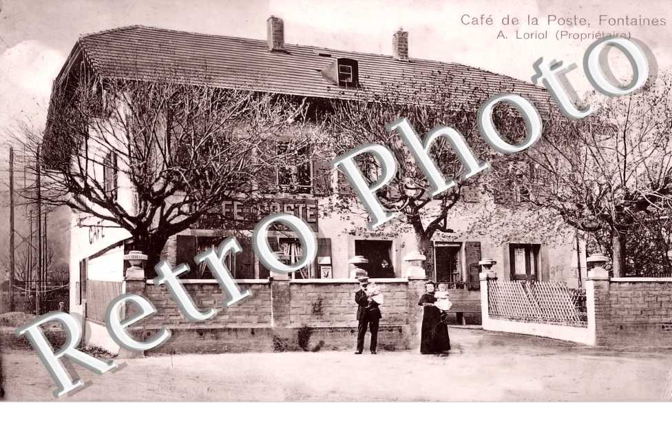 Café de la Poste. A. Loriol Propriétaire