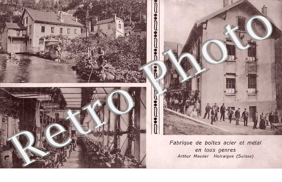 Fabrique de boîtes acier et métal en tous genres. Arthur Maeder