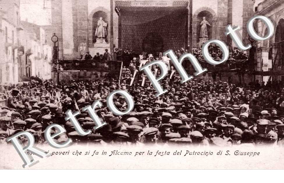 Convito ai poveri che si fa in Alcamo per la festa del Patrocinio di S. Giuseppe