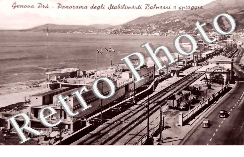 panorama degli stbilimenti Balneari e spiaggia
