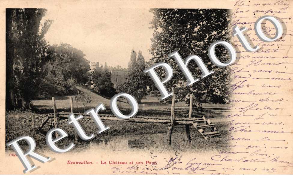 le chateau et son parc