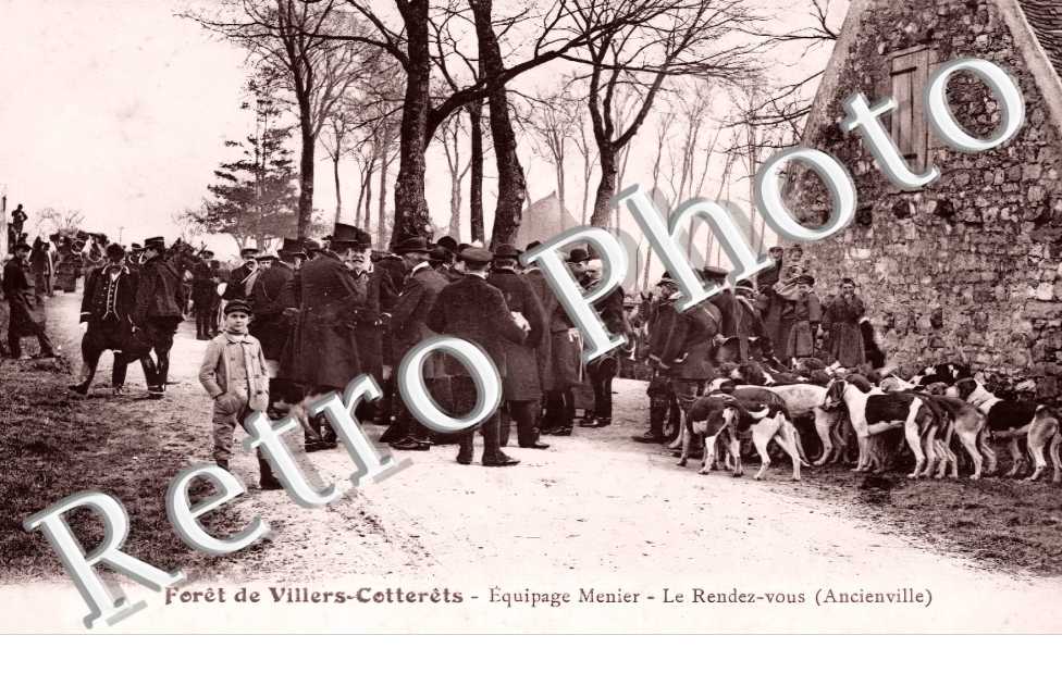 Equipage Menier. Le Rendez-vous. Forêt de Villers-Cotterêts