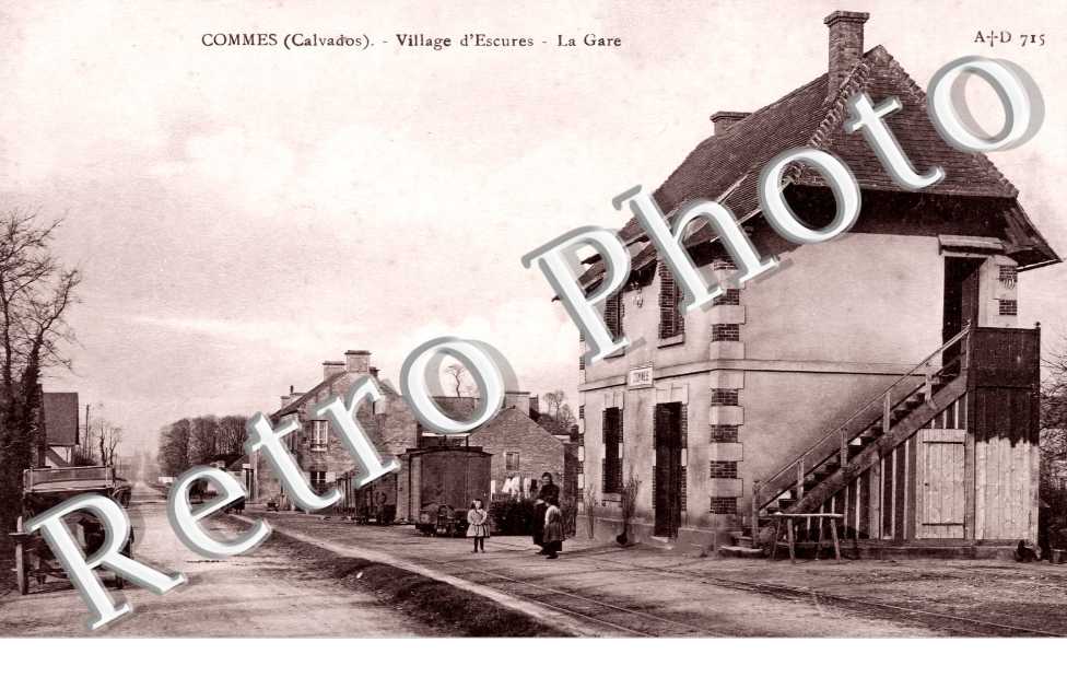 Village d&#039;Escures. La gare
