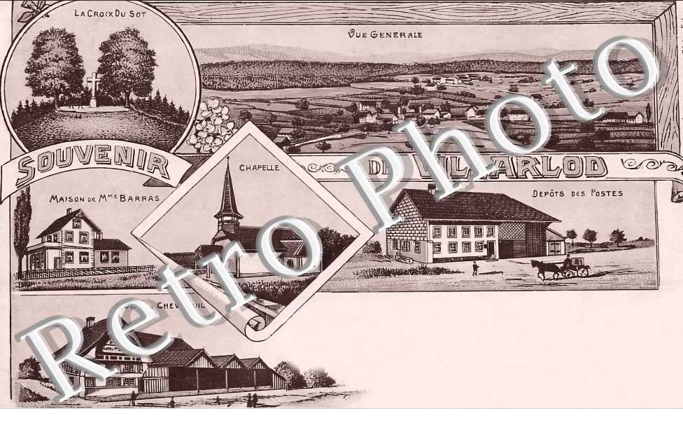 Maison de Mme Barras. Hotel du Chevreuil. Dépôt des Postes