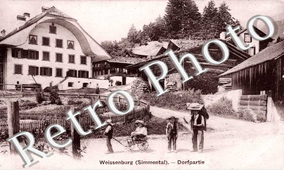 Simmental. Dorfpartie