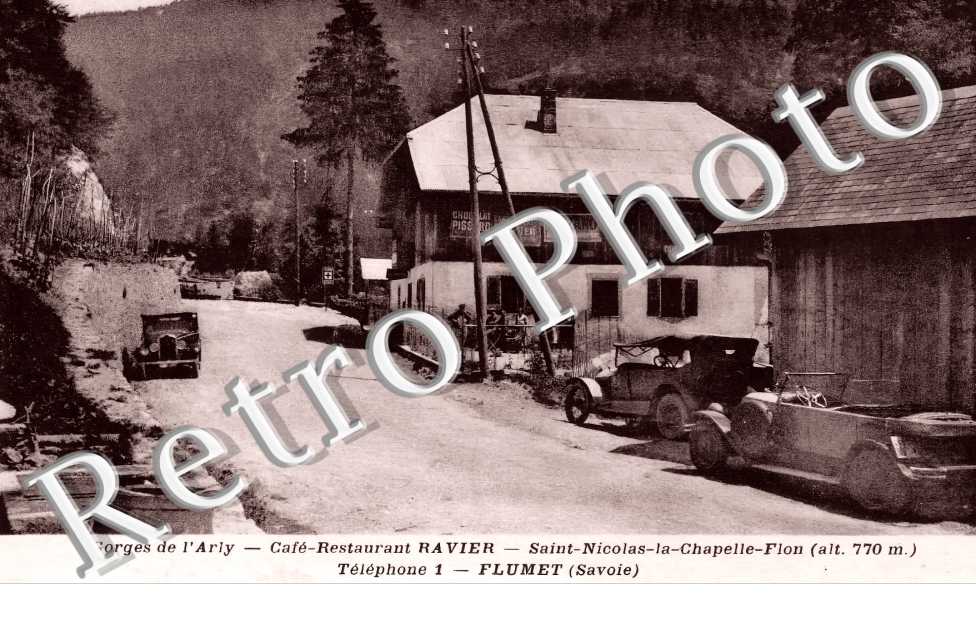 café-restaurant Ravier. Saint-Nicolas-la-Chapelle-Flon