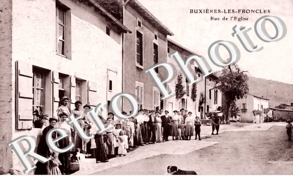 Buxières-les-Froncles. Rue de l&#039;église