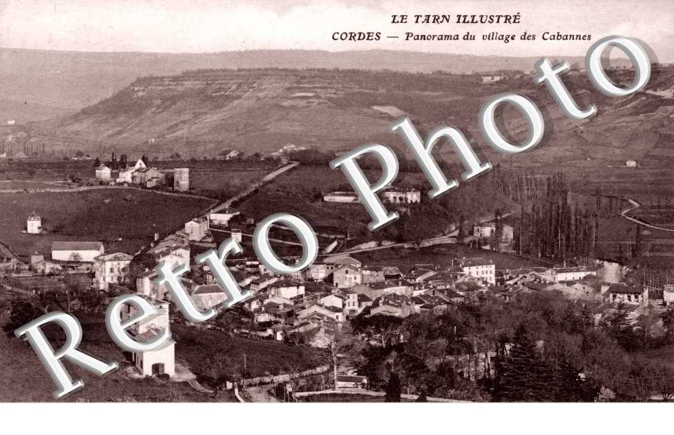 panorama du village des Cabannes