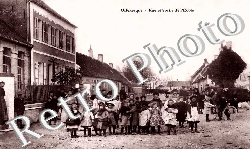 rue et sortie de l&#039;école