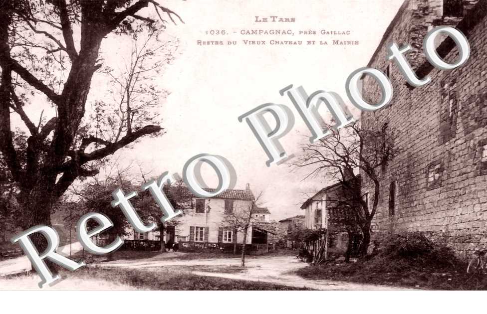 Restes du Vieuc Chateau et la mairie