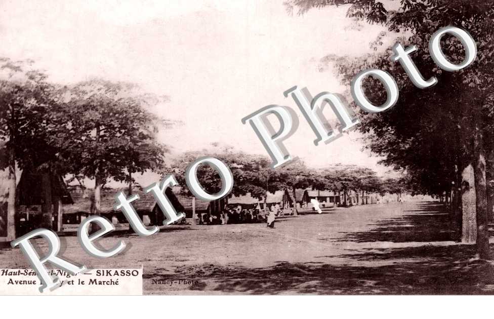 avenue Loury et le marché