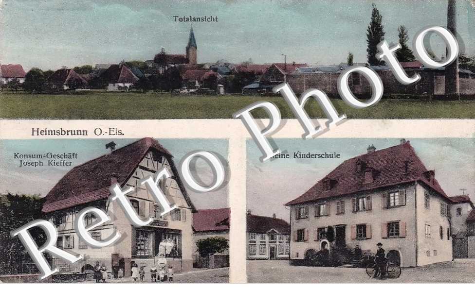 Konsum-Geschäft Joseph Kieffer. Kleine Kinderschule