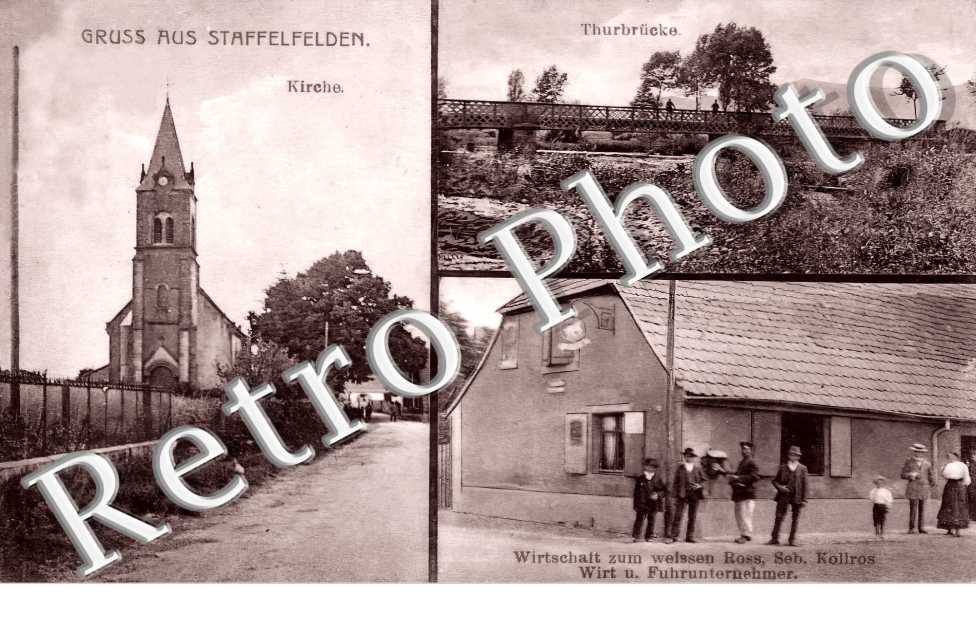 Wirtschaft zum weissen Ross, Seb, Kollros. Wirt u. Fuhrunternehmer