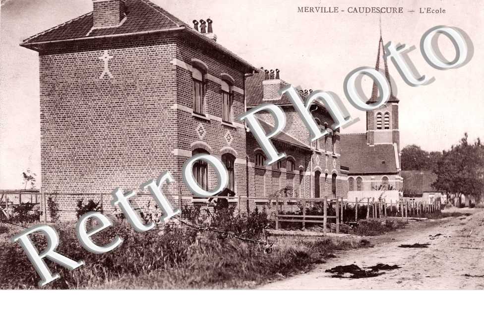 Merville - Caudescure. L&#039;école